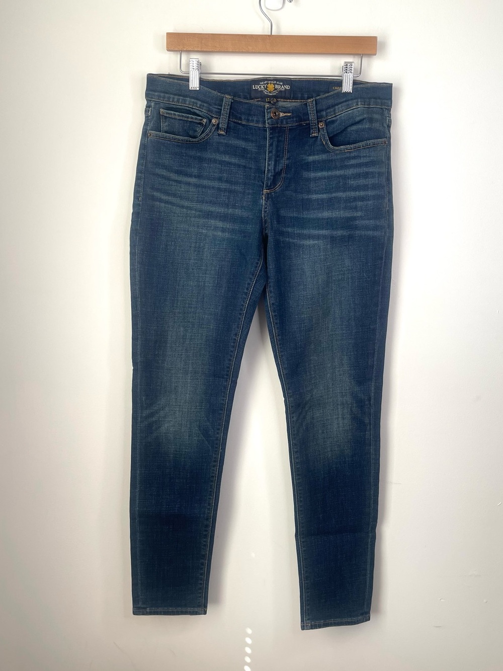 Lucky Brand Dark Blue Skinny Jeans 12/31R